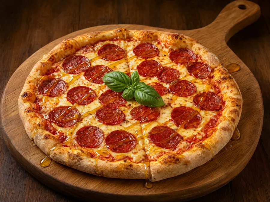Pepperoni Pizza With Heat